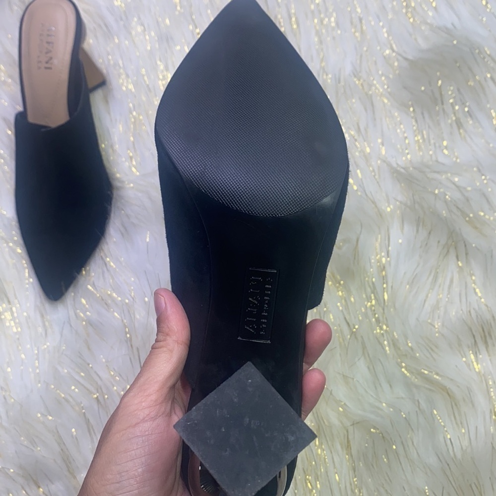 Alfani StepFlex - Black Pointed Toe Heel with Heel and Ball Size 7.5 - Picture 11 of 12